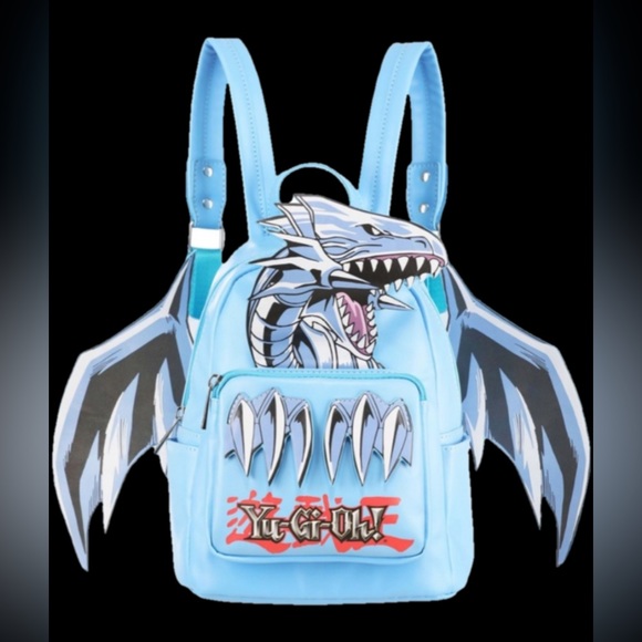 Yu-Gi-Oh Blue Eyes White Dragon mini Backpack - Picture 6 of 6